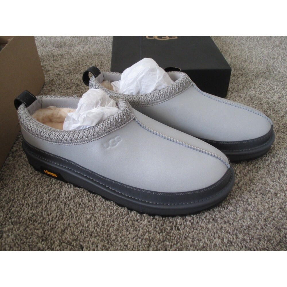 uggs tasman slippers vibram GTX Non Slip mens 12 grey reflective